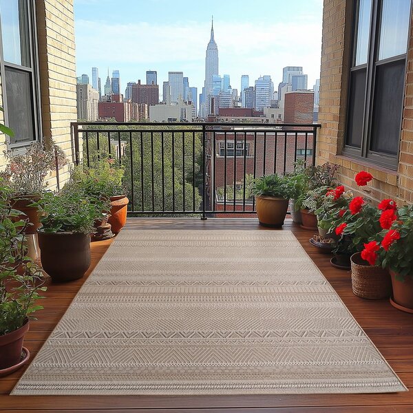 Bež unutarnji i vanjski tepih 80x150 cm Desert 1303 – Ayyildiz Carpets