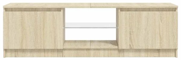 TV ormarić s LED svjetlima boja hrasta sonome 120x30x36 cm - sonoma hrast 120 x 30 x 36 cm 1 Sonoma hrast