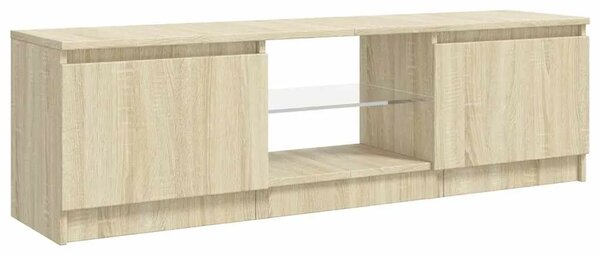 TV ormarić s LED svjetlima boja hrasta sonome 120x30x36 cm - sonoma hrast 120 x 30 x 36 cm 1 Sonoma hrast