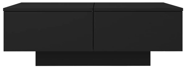 Stolić za kavu crni 90 x 60 x 31 cm od konstruiranog drva - Crna 90 x 60 x 31 cm 1 Crna
