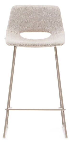 Bež barska stolica (visine sjedala 65 cm) Zahara – Kave Home