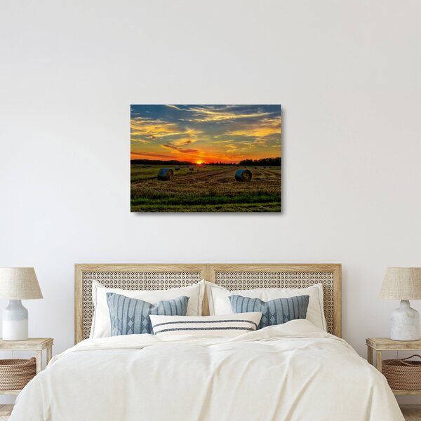 Staklena slika - Seoski paketi (70x50 cm)