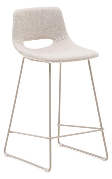 Bež barska stolica (visine sjedala 65 cm) Zahara – Kave Home
