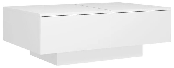 Stolić za kavu bijeli 90 x 60 x 31 cm od konstruiranog drva - Bijela 90 x 60 x 31 cm 1 Bijela