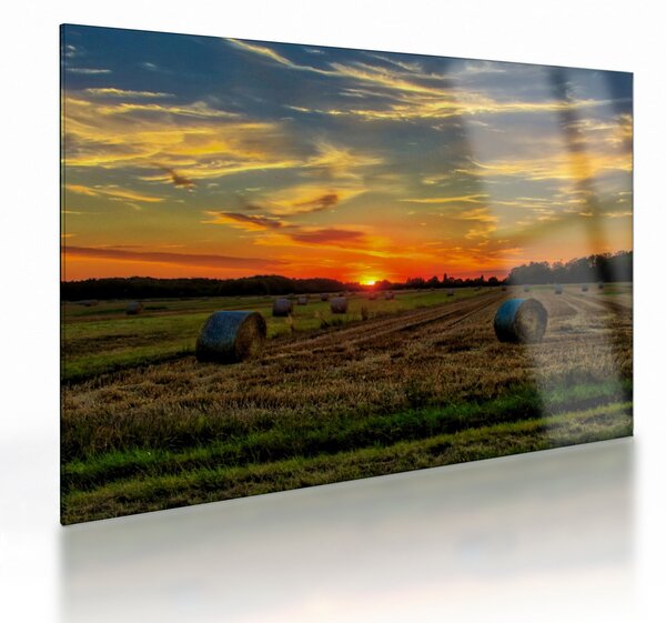 Staklena slika - Seoski paketi (70x50 cm)
