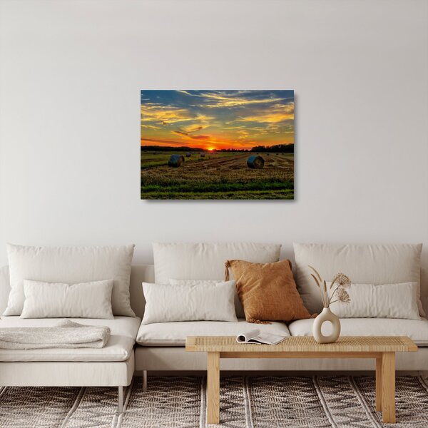 Staklena slika - Seoski paketi (70x50 cm)