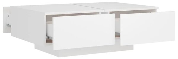 Stolić za kavu bijeli 90 x 60 x 31 cm od konstruiranog drva - Bijela 90 x 60 x 31 cm 1 Bijela