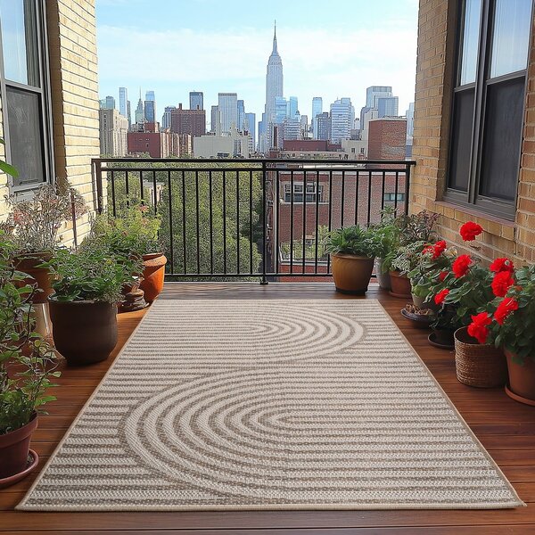 Bež unutarnji i vanjski tepih 200x290 cm Desert 1301 – Ayyildiz Carpets