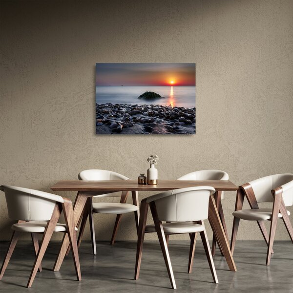 Staklena slika - Na obali (70x50 cm)