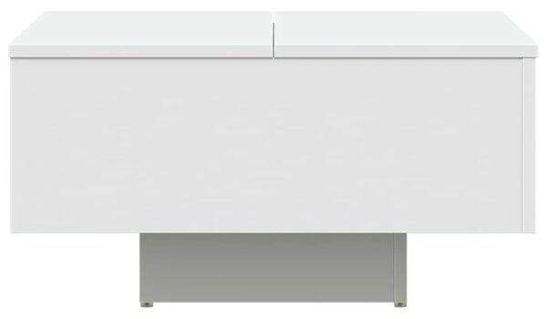 Stolić za kavu bijeli 60 x 60 x 31 5 cm konstruirano drvo - Bijela 1 Bijela
