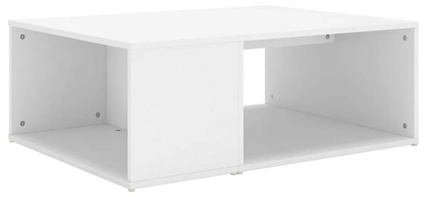 Stolić za kavu bijeli 90 x 67 x 33 cm od konstruiranog drva - Bijela 1 Bijela