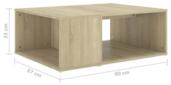 Stolić za kavu boja hrasta sonome 90x67x33 cm konstruirano drvo - sonoma hrast 1 Sonoma hrast