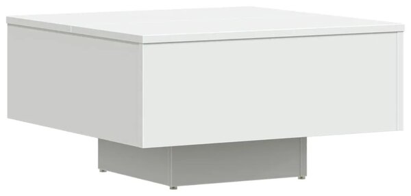 Stolić za kavu bijeli 60 x 60 x 31 5 cm konstruirano drvo - Bijela 1 Bijela