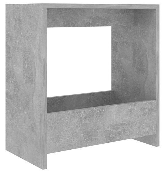 Bočni stolić siva boja betona 50 x 26 x 50 cm konstruirano drvo - Beton siva 1 Beton siva
