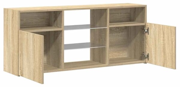 TV ormarić s LED svjetlima boja hrasta sonome 120 x 30 x 50 cm - sonoma hrast 1 Sonoma hrast