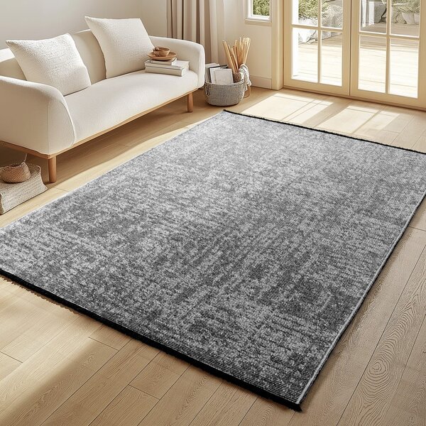 Tamno sivi periv tepih 80x150 cm Space 1900 – Ayyildiz Carpets