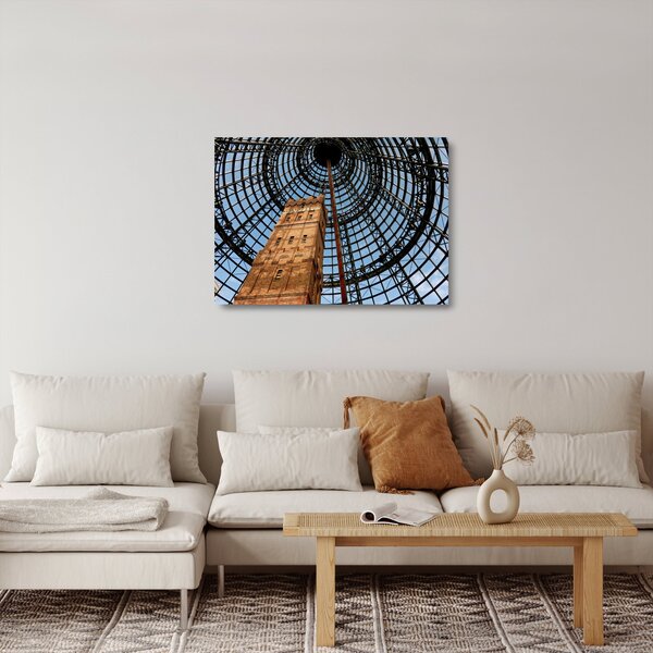 Staklena slika tornja u Melbourneu (70x50 cm)