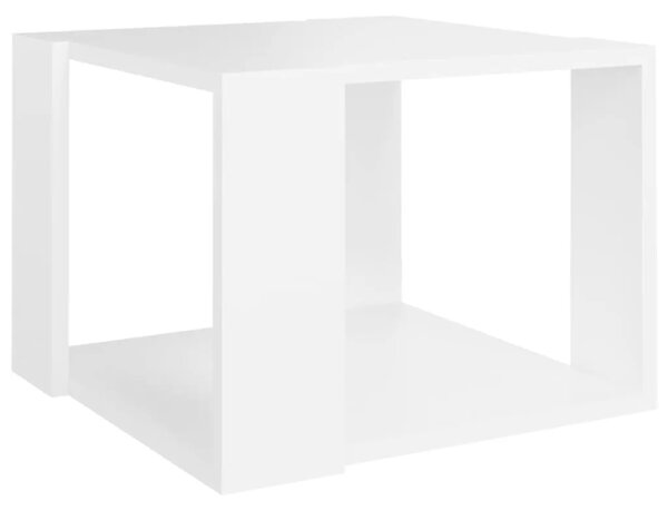 Stolić za kavu bijeli 40 x 40 x 30 cm od konstruiranog drva - Bijela 40 x 40 x 30 cm 1 Bijela