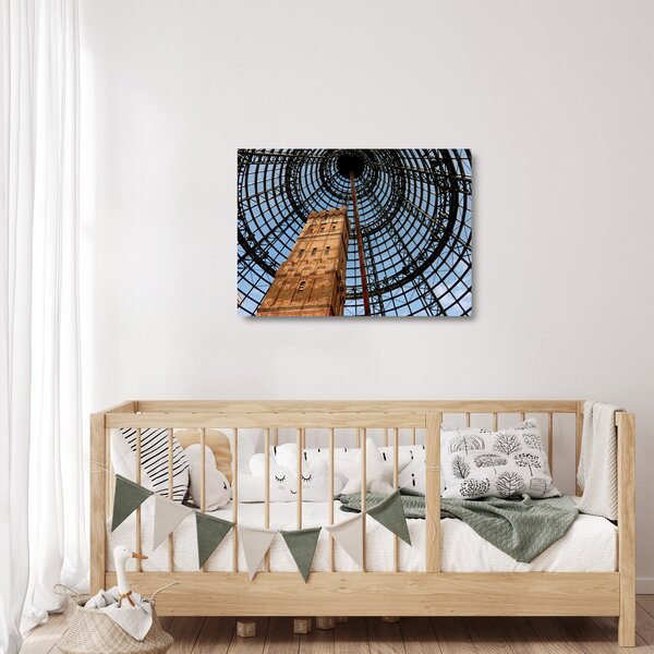 Staklena slika tornja u Melbourneu (70x50 cm)