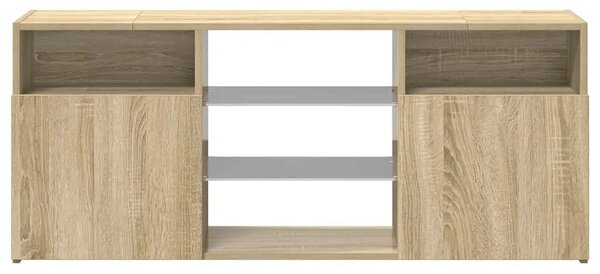 TV ormarić s LED svjetlima boja hrasta sonome 120 x 30 x 50 cm - sonoma hrast 1 Sonoma hrast