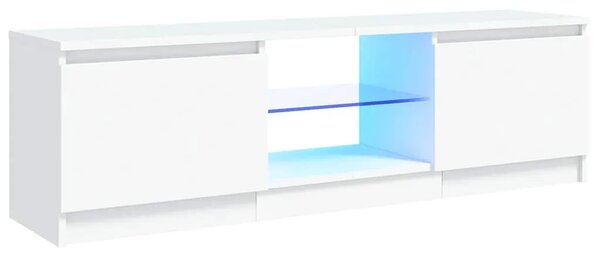 TV ormarić s LED svjetlima bijeli 120 x 30 x 36 cm - Bijela 120 x 30 x 36 cm 1 Bijela