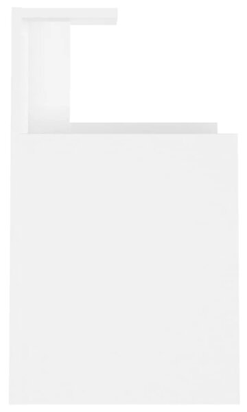 Noćni ormarići 2 kom bijeli 40 x 35 x 60 cm konstruirano drvo - Bijela 2 Bijela 2