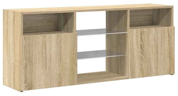 TV ormarić s LED svjetlima boja hrasta sonome 120 x 30 x 50 cm - sonoma hrast 1 Sonoma hrast