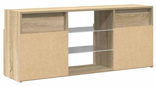 TV ormarić s LED svjetlima boja hrasta sonome 120 x 30 x 50 cm - sonoma hrast 1 Sonoma hrast