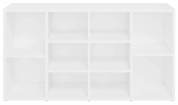 Klupa za cipele bijela 103 x 30 x 55 cm od konstruiranog drva - Bijela 1 1 1