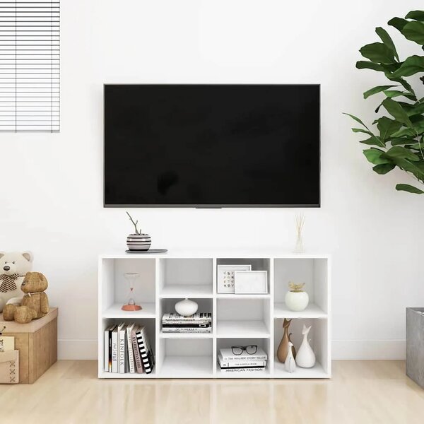 Klupa za cipele bijela 103 x 30 x 55 cm od konstruiranog drva - Bijela 1 1 1