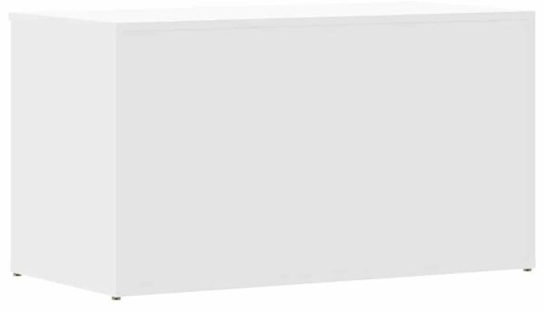 Škrinja za pohranu bijela 84 x 42 x 46 cm od konstruiranog drva - Bijela 84 x 42 x 46 cm 1 Bijela