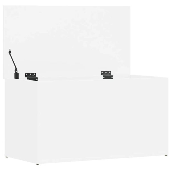 Škrinja za pohranu bijela 84 x 42 x 46 cm od konstruiranog drva - Bijela 84 x 42 x 46 cm 1 Bijela