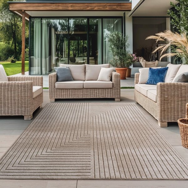 Bež unutarnji i vanjski tepih 120x170 cm Nova 1202 – Ayyildiz Carpets