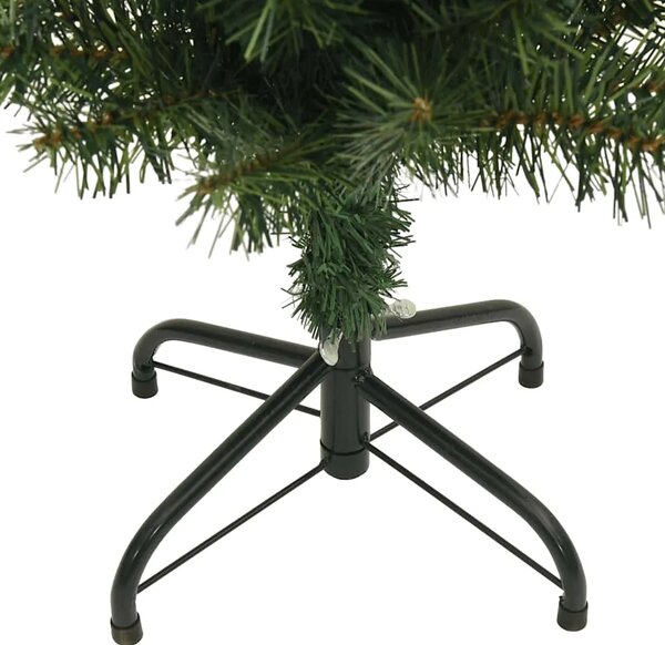 Tanko umjetno božićno drvce sa stalkom zeleno 120 cm PVC - Zelena 120 cm 1 Osnovni