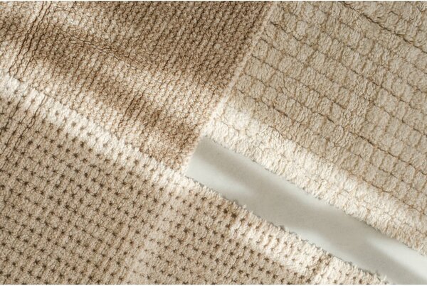 Periva/ručno rađena vunena staza u prirodnoj boji 80x230 cm Unexpected Wool – Lorena Canals
