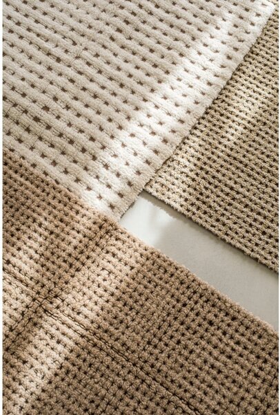 Periva/ručno rađena vunena staza u prirodnoj boji 80x230 cm Unexpected Wool – Lorena Canals