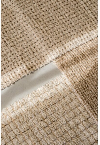 Periva/ručno rađena vunena staza u prirodnoj boji 80x230 cm Unexpected Wool – Lorena Canals