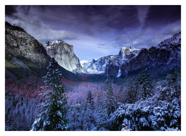 Staklena slika - Yosemite, SAD (70x50 cm)