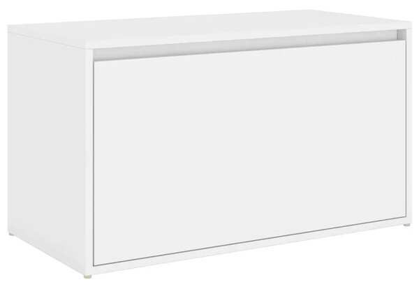 Klupa za hodnik 80 x 40 x 45 cm bijela od konstruiranog drva - Bijela Bijela