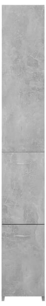 Kupaonski ormarić boja betona 25x26 5x170 cm konstruirano drvo - Beton siva 1 1 Beton siva