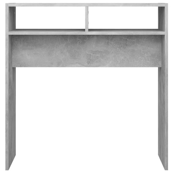 Konzolni stol boja betona 78 x 30 x 80 cm konstruirano drvo - Beton siva 1 78 cm Beton siva