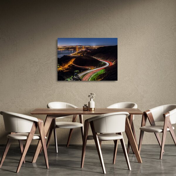 Staklena slika - Most Golden Gate (70x50 cm)