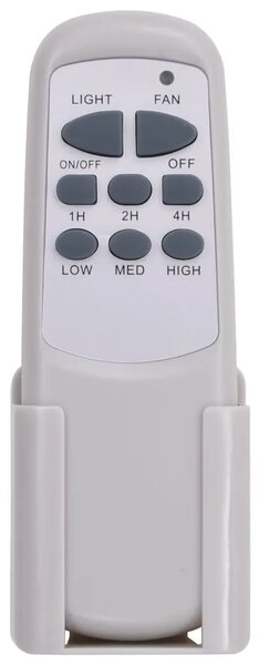 Ukrasni stropni ventilator sa svjetlom 128 cm bijeli - Bijela 128 cm s 5 lopatica Bijela