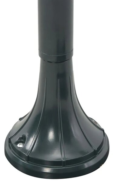 Vrtna stupna svjetiljka od aluminija E27 120 cm tamnozelena - Tamnozelena 1 1 Tamnozelena