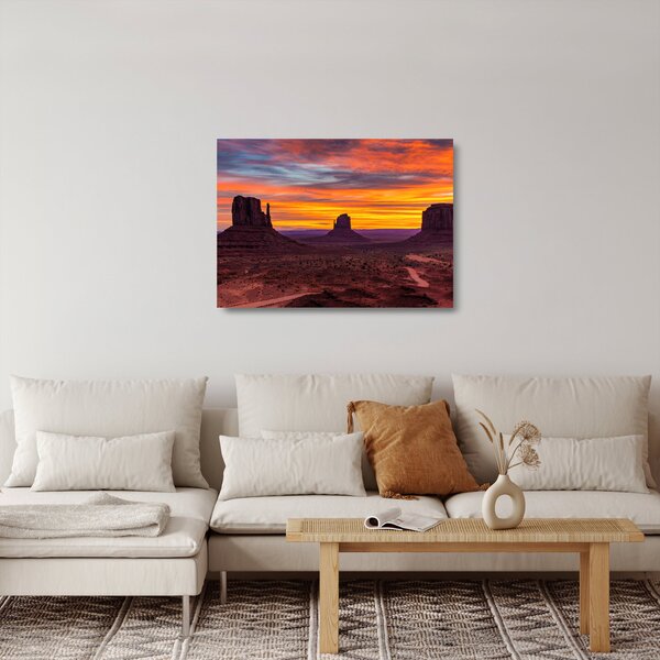 Staklena slika - Monument Valley, Arizona (70x50 cm)