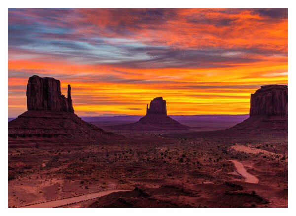 Staklena slika - Monument Valley, Arizona (70x50 cm)