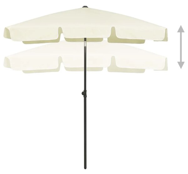 Suncobran za plažu žuta boja pijeska 180 x 120 cm - žuta boja pijeska 180 x 120 cm 1 Žuta boja pijeska