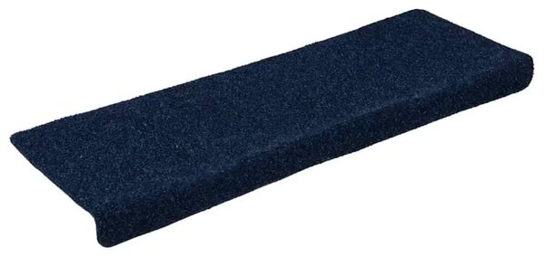 Prostirke za stepenice samoljepljive 15 kom 65x21x4 cm tamnoplave pravokutne rubove - Mornarsko plava 15 Mornarsko plava 15