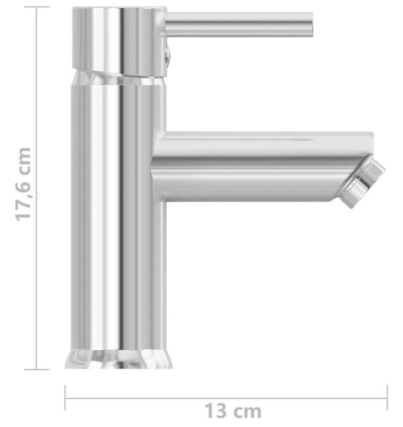 Kupaonska slavina za Lavabo - Umivaonik kromirana 130 x 176 mm - kromirana završna obrada Kromirana završna obrada