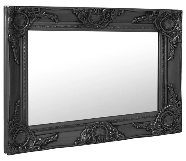 Zidno ogledalo u baroknom stilu 60 x 40 cm crno - Crna 60 x 40 cm 1 Crna